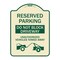 Signmission Do Not Block Driveway Unauthorized Vehicles Towed Away Heavy-Gauge Alum, 24" x 18", TG-1824-24167 A-DES-TG-1824-24167 - alternate 1
